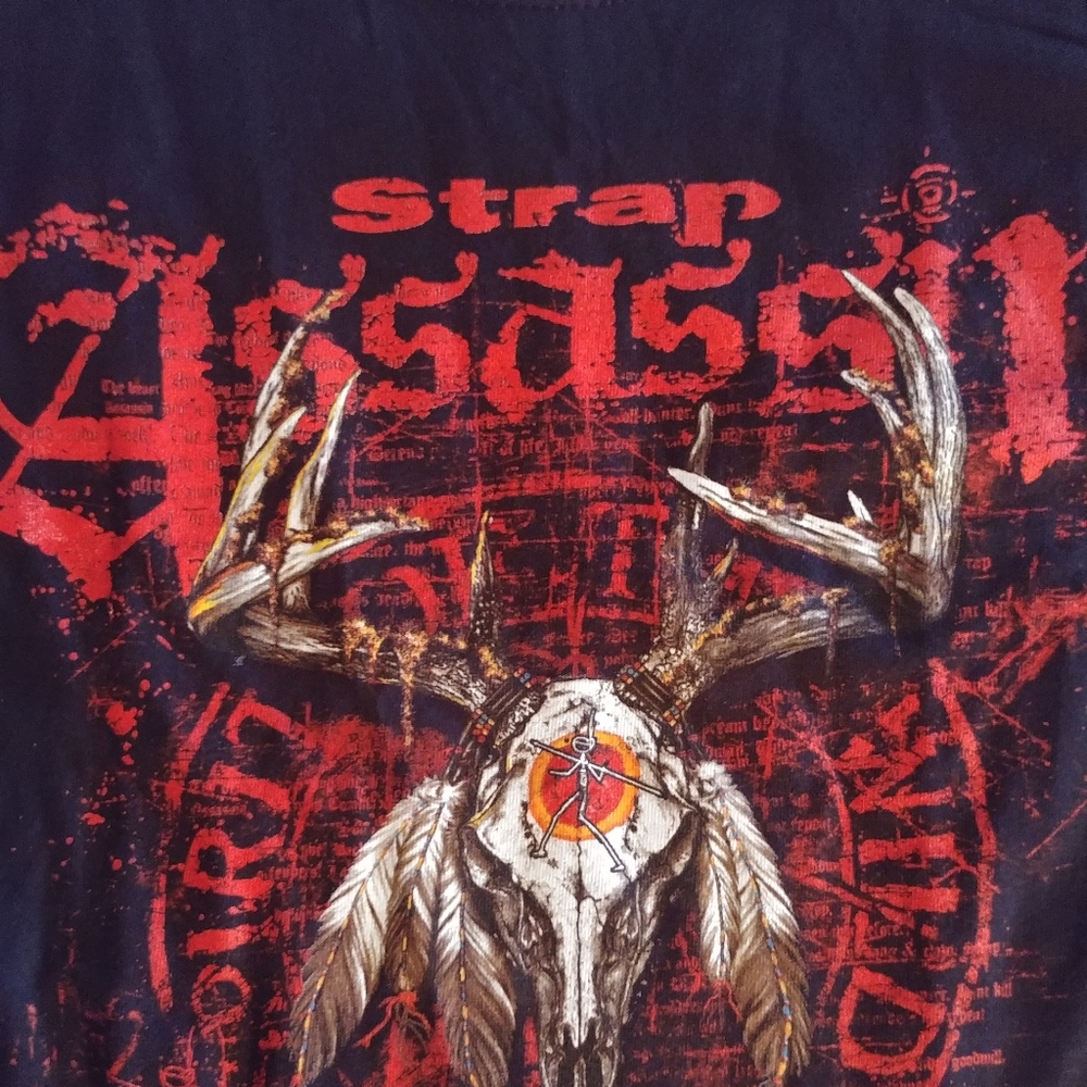 Ted Nugent Strap Assassin World Tour Shirt.
